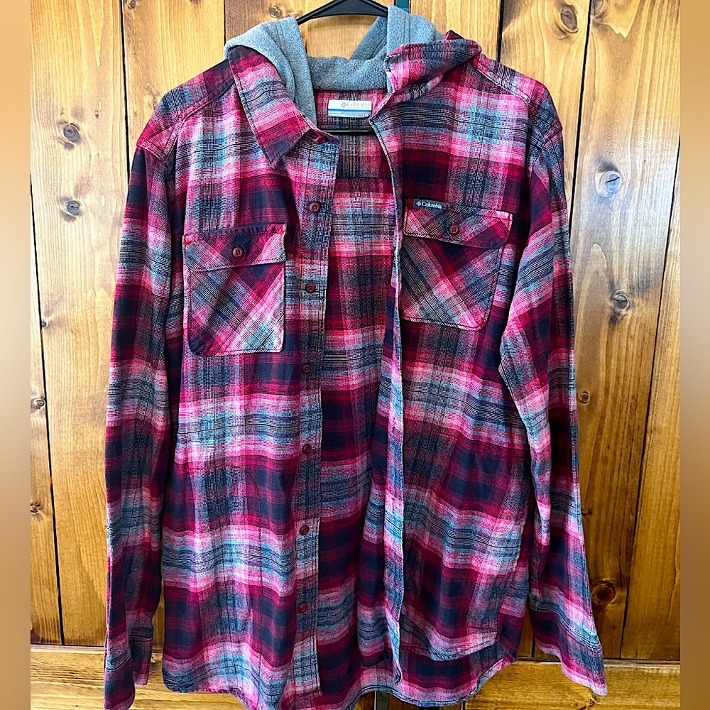 Men’s Columbia Flare Gun Flannel Hoodie